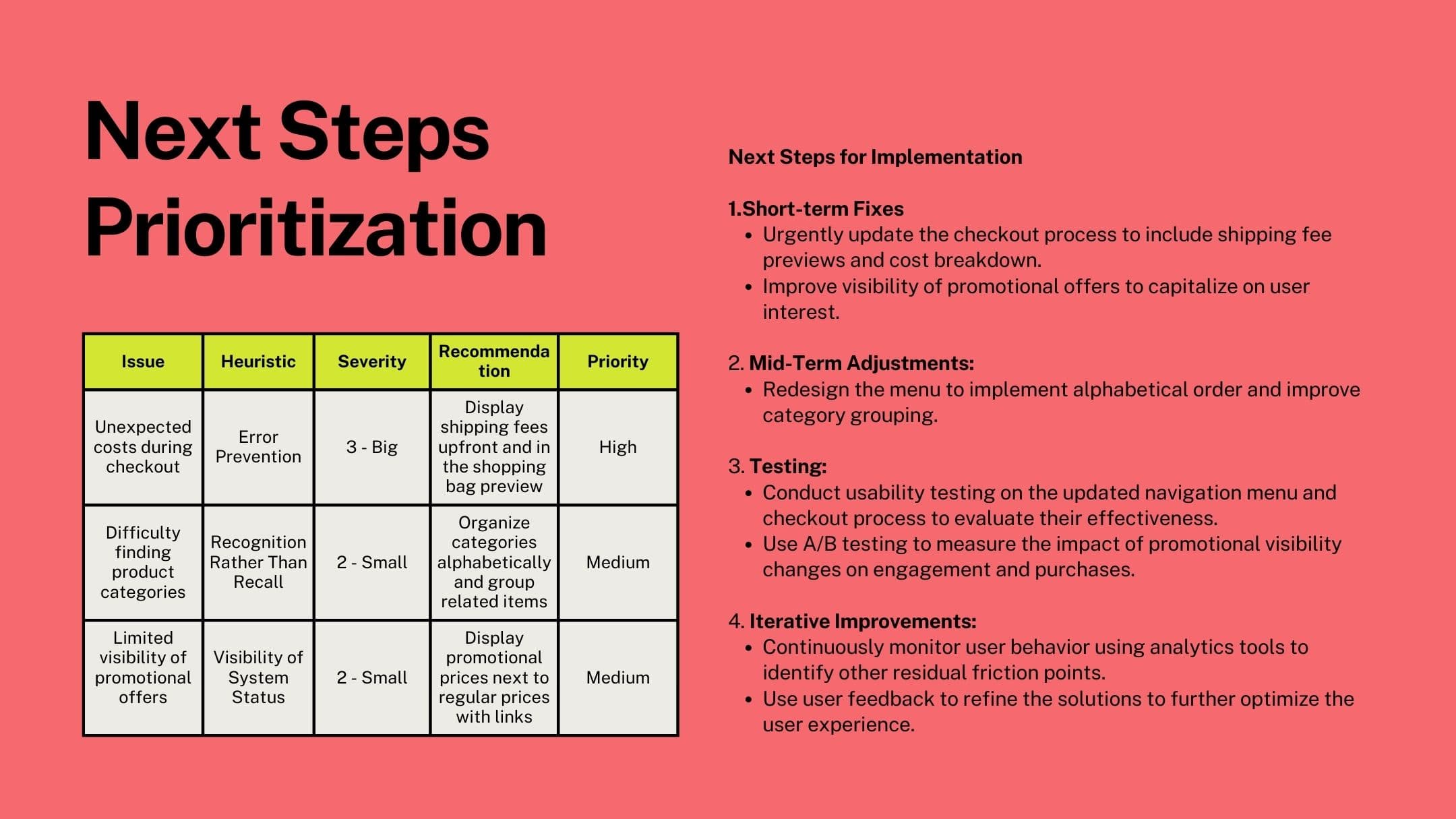 Cognitive Walkthrough and Heuristic Evaluation